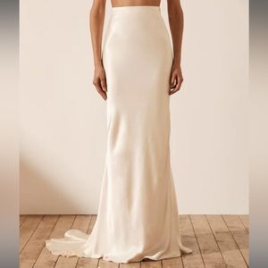 Shona Joy La Line maxi skirt in cream